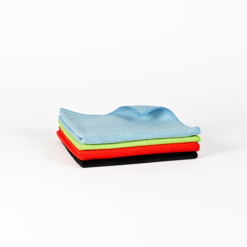 Lavettes microfibre vert microfibre 40x40 cm Kleaning Essentials (5 pièces)