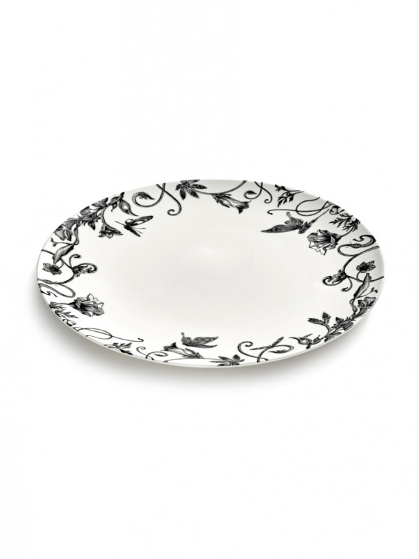Assiette coupe plate rond FLORAL FANTASY porcelaine Ø 27 cm Unity Serax