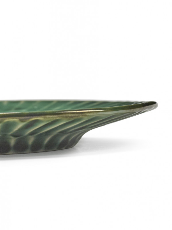 Assiette coupe plate rond vert grès émaillé Ø 14,5 cm 14,5 cm Verde Lanza Serax