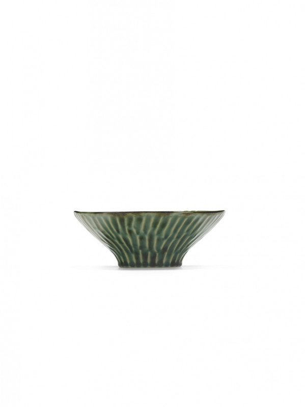 Bol rond vert grès émaillé 17 cm Ø 17 cm Verde Lanza Serax