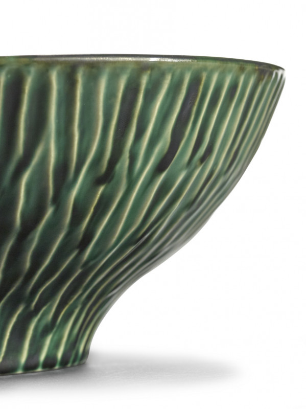 Saladier empilable rond vert grès émaillé 30 cm Ø 30 cm Verde Lanza Serax