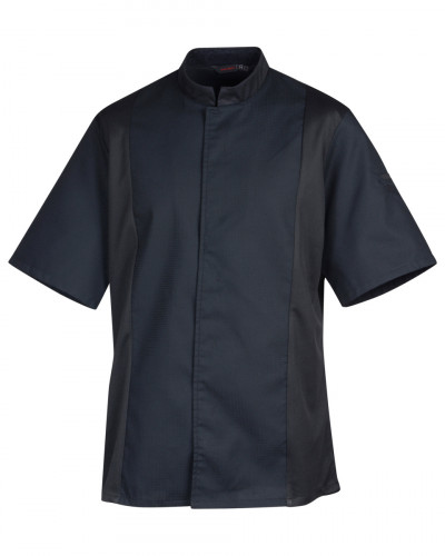 Veste de cuisine manches courtes noir T5 Siaka Robur