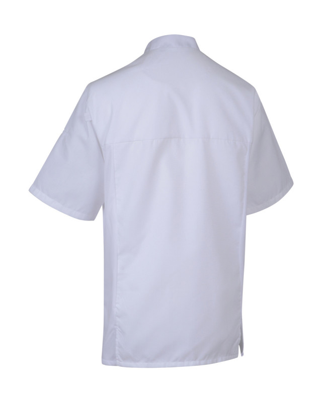 Veste de cuisine manches courtes blanc T3 Siaka Robur