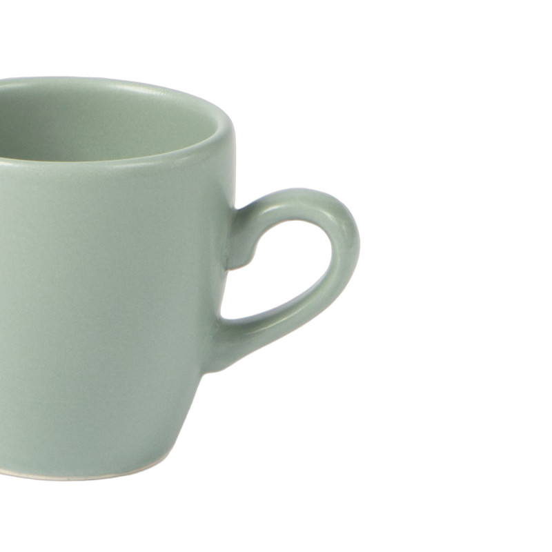 Tasse à café rond vert Grès 11 cl Ø 6,4 cm Pulse Essentials Collection