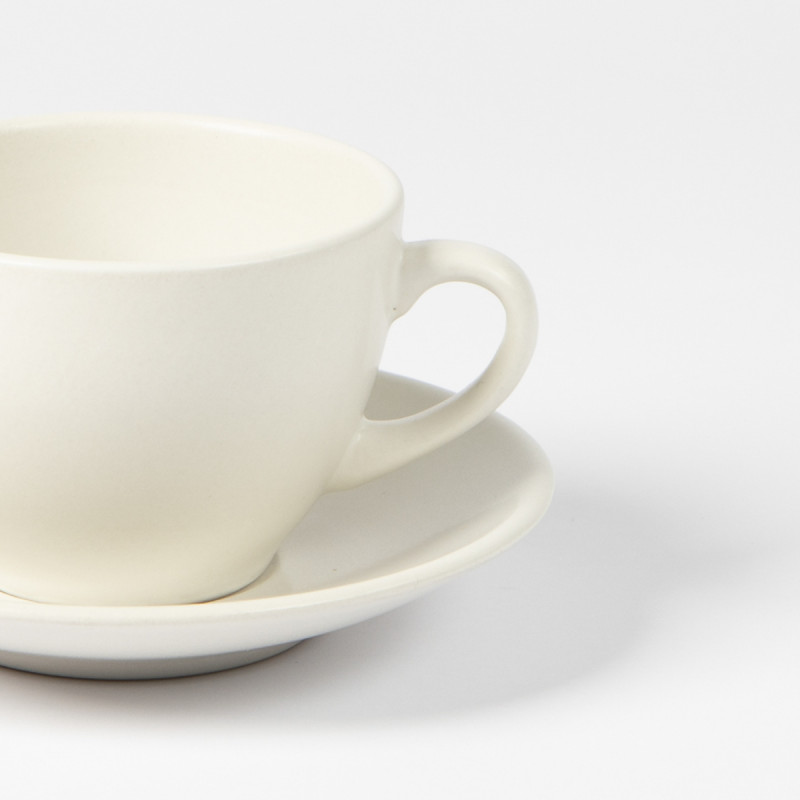 Tasse à thé rond crème Grès 21,5 cl Ø 9,2 cm Pulse Essentials Collection
