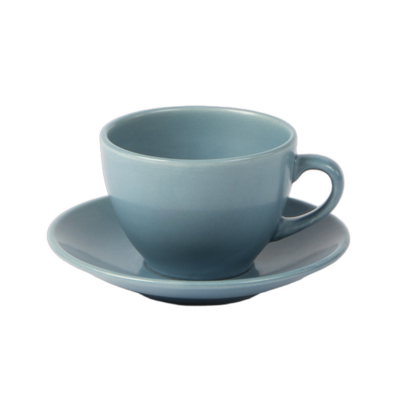 Tasse à thé rond bleu Grès 21,5 cl Ø 9,2 cm Pulse Essentials Collection