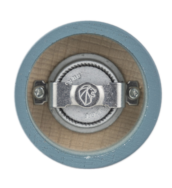 Moulin à poivre droit bleu Ø 5,2 cm 5,2x5,2x12 cm Boreal Peugeot Saveurs