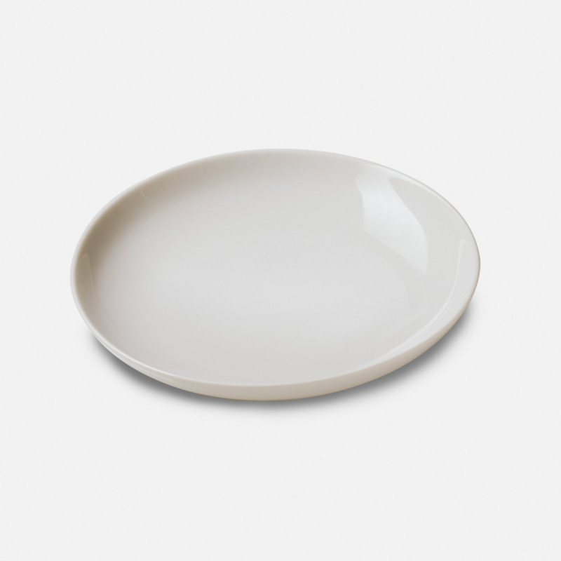 Coupelle rond Blanc albâtre porcelaine culinaire Madeleine Revol
