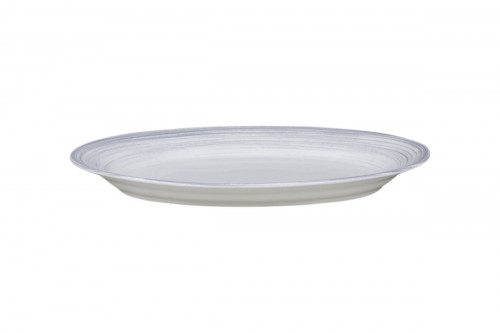 Assiette plate ovale blanc porcelaine 26,2x18,2 cm Sublime Rak