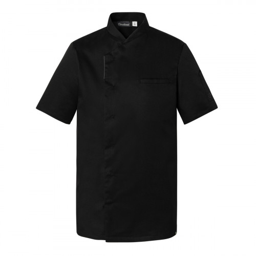 Veste de cuisine manches courtes noir T4 Reko Molinel
