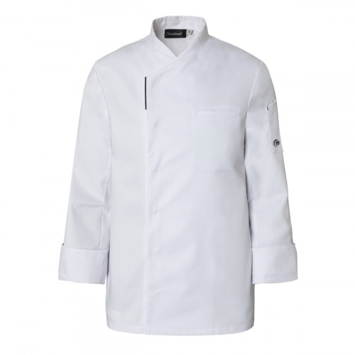 Veste de cuisine manches longues blanc T1 Reko Molinel