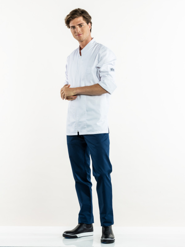 Pantalon de cuisine bleu marine 58 Marino Chaud Devant