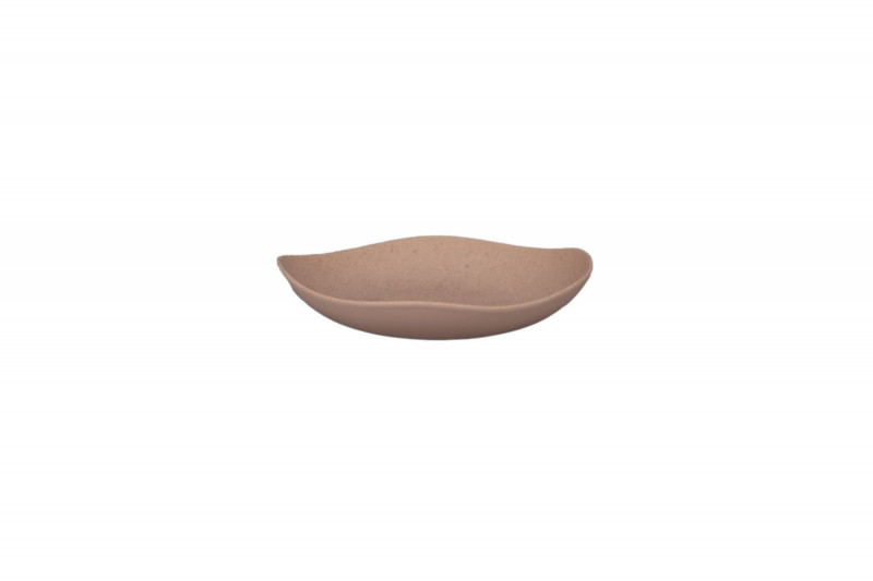 Assiette creuse organique Fire porcelaine vitrifiée Ø 17 cm Between Colored Rak