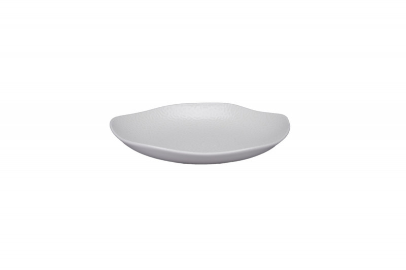 Assiette creuse organique Speckle porcelaine vitrifiée Ø 21 cm Between Rak