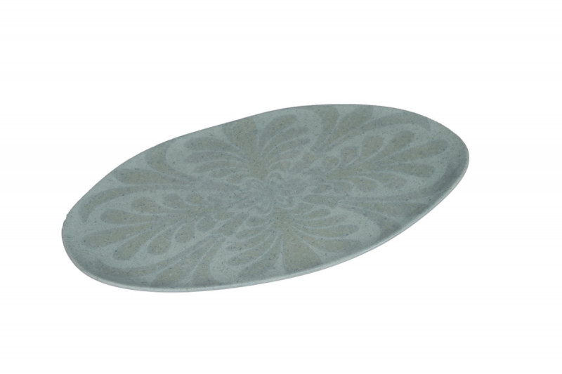 Assiette plate organique Space porcelaine vitrifiée Ø 32 cm Between Colored Rak