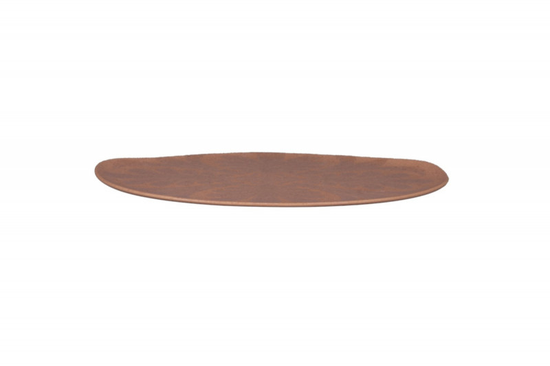 Assiette plate organique Fire porcelaine vitrifiée Ø 32 cm Between Colored Rak