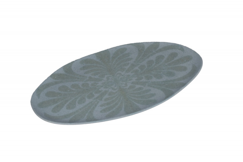 Assiette plate organique Earth porcelaine vitrifiée Ø 32 cm Between Colored Rak