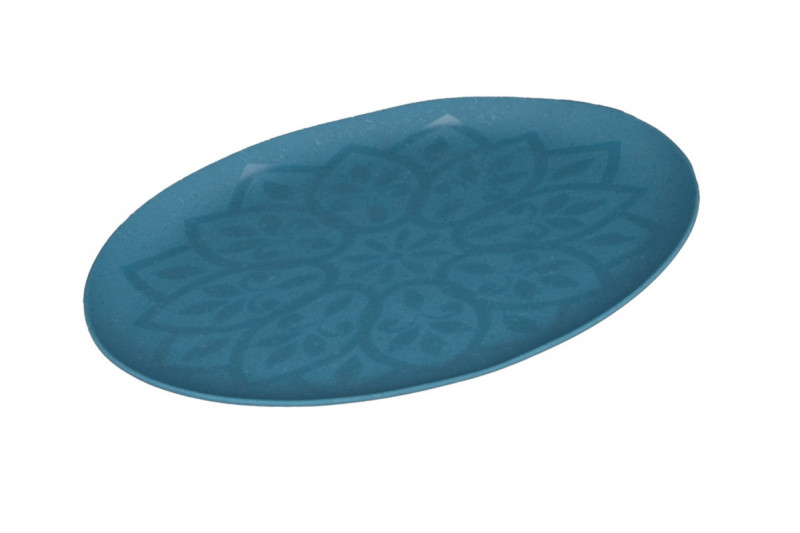 Assiette plate organique Water porcelaine vitrifiée Ø 34 cm Between Colored Rak