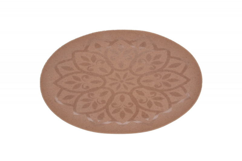 Assiette plate organique Fire porcelaine vitrifiée Ø 34 cm Between Colored Rak