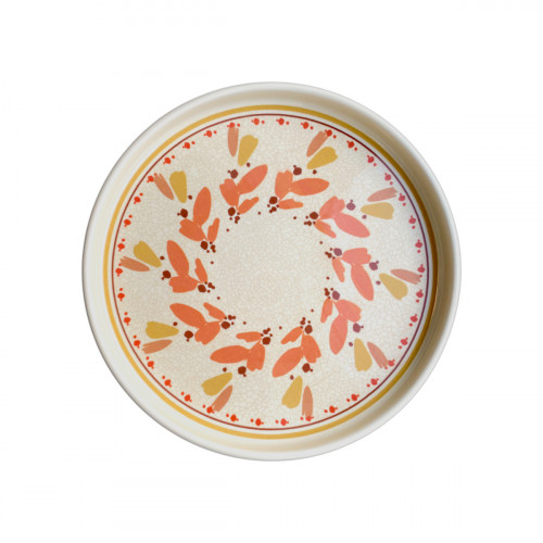 Assiette avec cloche rond Solea porcelaine vitrifiée Ø 19,8 cm Rihla Rak