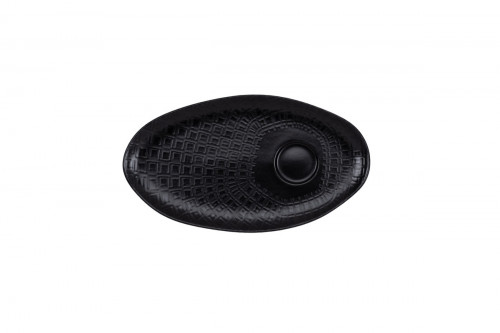 Sous tasse organique Speckle porcelaine vitrifiée Ø 25 cm Between Rak