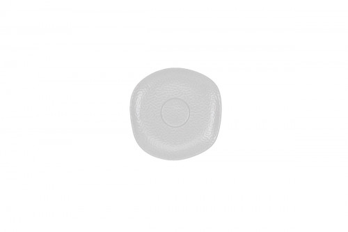 Sous tasse organique ivoire porcelaine vitrifiée Ø 14 cm Between Rak