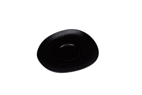 Sous tasse organique Nuance porcelaine vitrifiée Ø 15 cm Between Rak