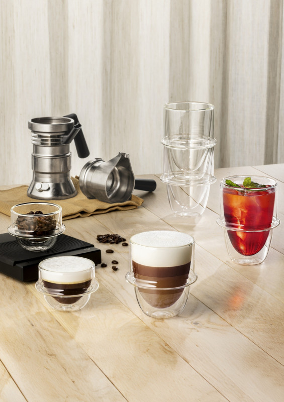 Gobelet double paroi verre borosilicate 9 cl Ø 8,2 cm Thermic Glass Luigi Bormioli