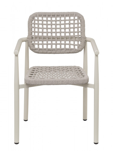 Fauteuil d'extérieur sable 83x56x59,5 cm Syracuse Flexmob