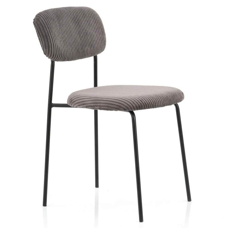 Chaise gris 81,6x44,5x54,2 cm Manu Flexmob