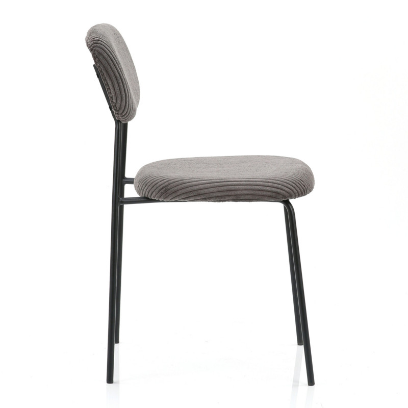 Chaise gris 81,6x44,5x54,2 cm Manu Flexmob