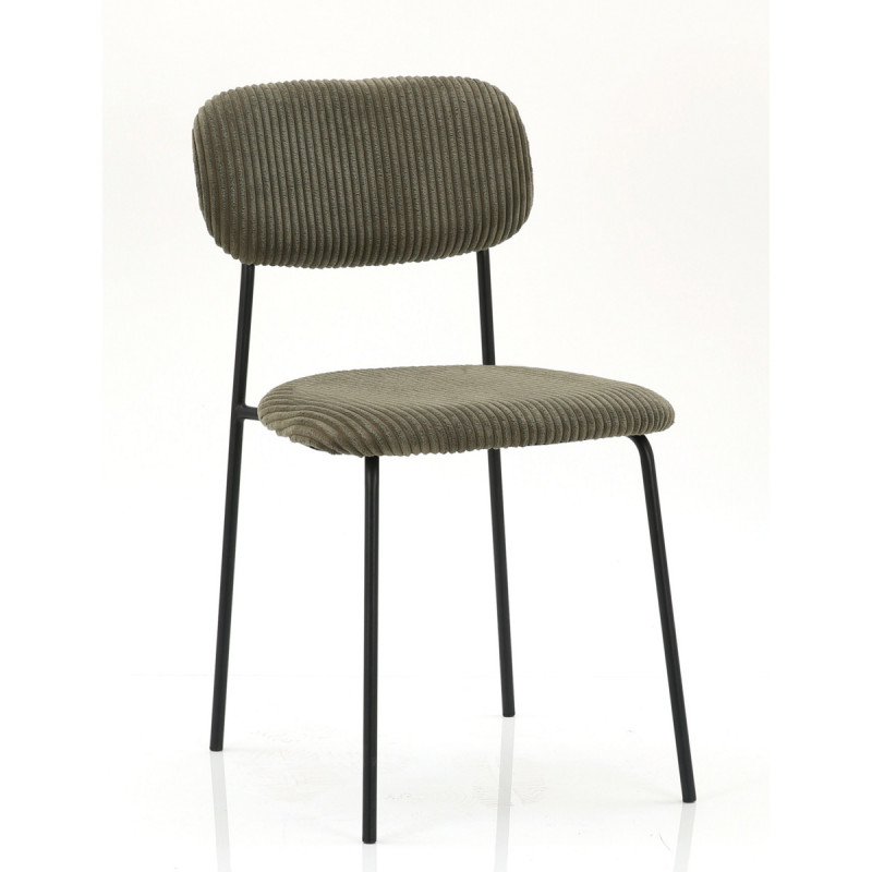 Chaise vert olive 81,6x44,5x54,2 cm Manu Flexmob