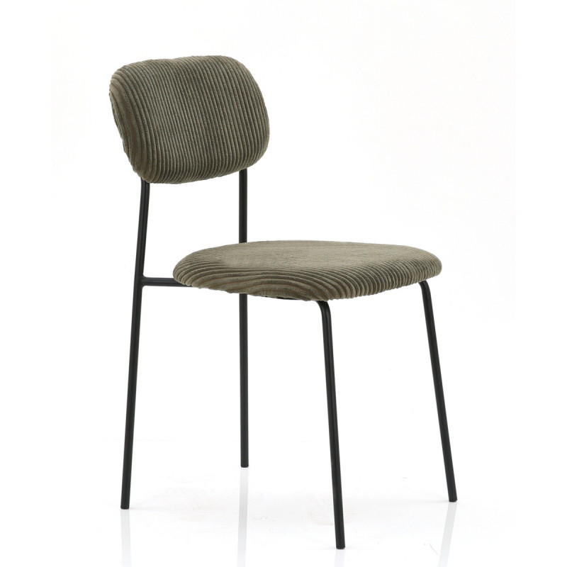 Chaise vert olive 81,6x44,5x54,2 cm Manu Flexmob