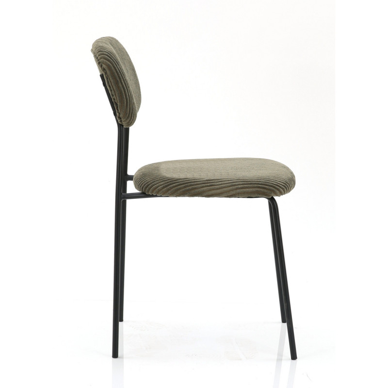 Chaise vert olive 81,6x44,5x54,2 cm Manu Flexmob