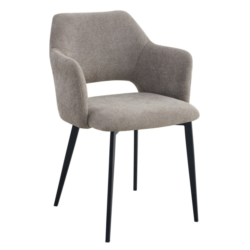 Fauteuil greige 80,2x55x57,2 cm Francis Flexmob