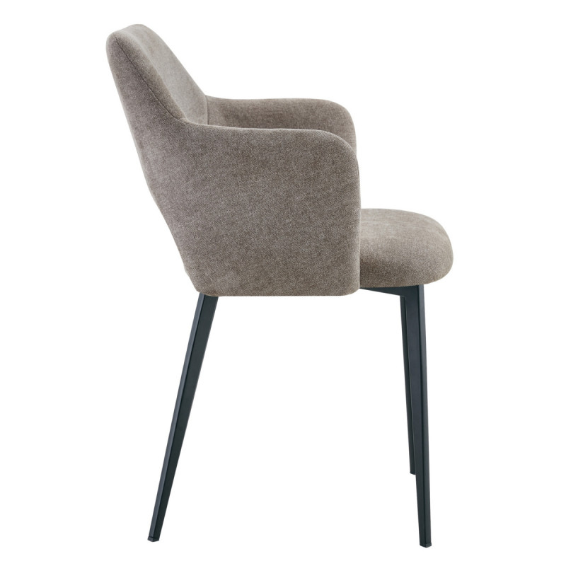 Fauteuil greige 80,2x55x57,2 cm Francis Flexmob
