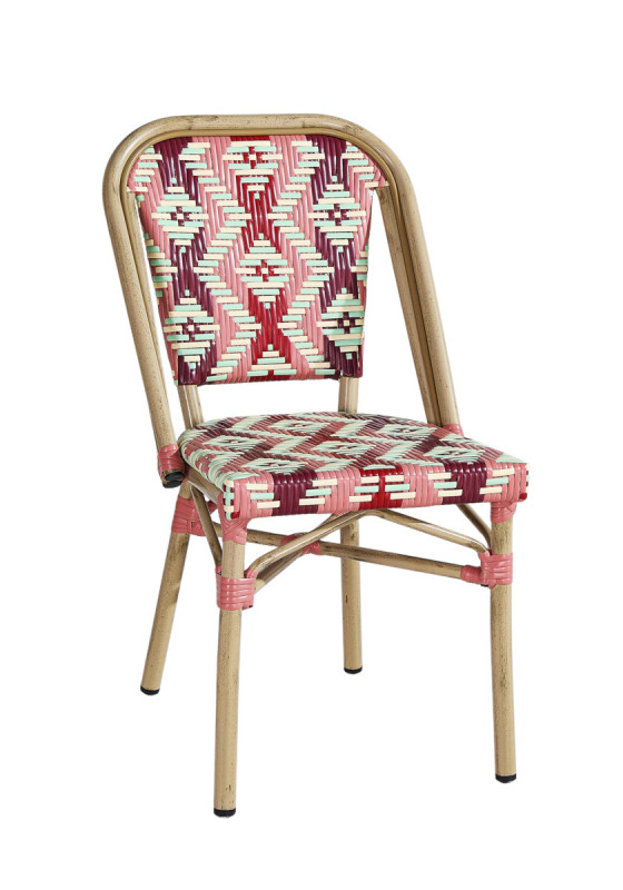 Chaise d'extérieur 84x46x56 cm Magenta Flexmob