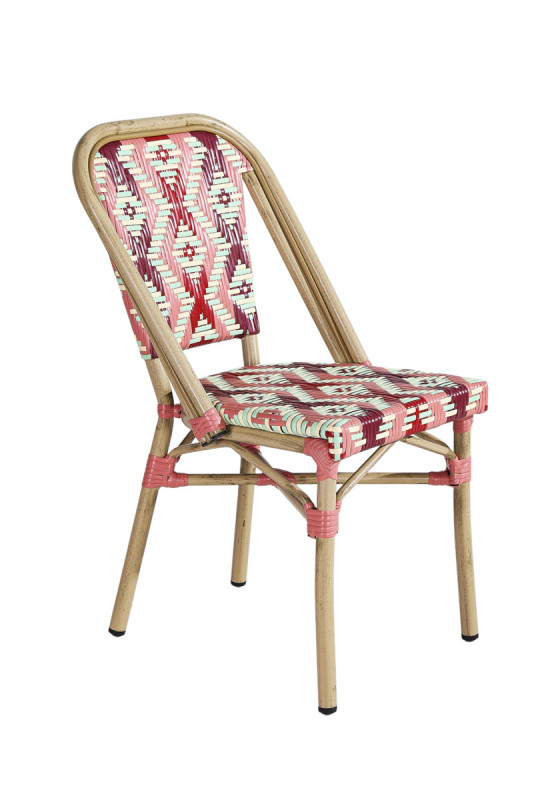 Chaise d'extérieur 84x46x56 cm Magenta Flexmob