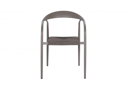Fauteuil d'extérieur taupe 76x55x64 cm Olbia Flexmob