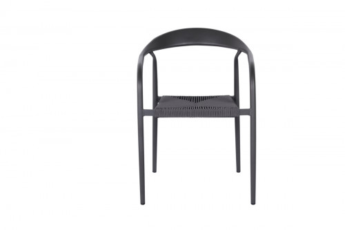 Fauteuil d'extérieur gris anthracite 76x55x64 cm Olbia Flexmob