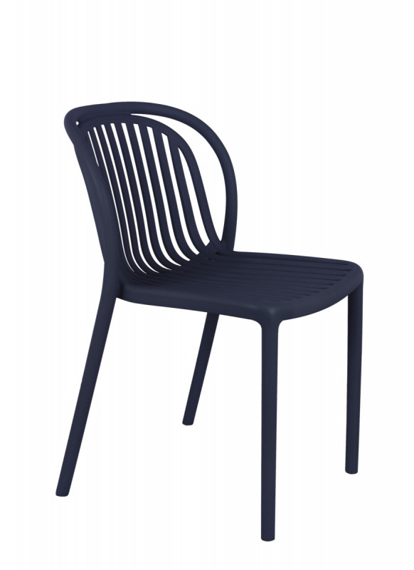 Chaise d'extérieur bleu 78x51x57 cm Dubai Flexmob
