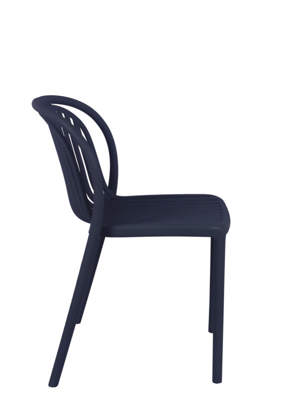 Chaise d'extérieur bleu 78x51x57 cm Dubai Flexmob