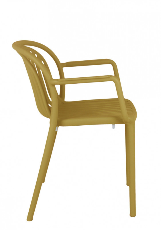 Fauteuil d'extérieur jaune 78x57x57 cm Jeddah Flexmob