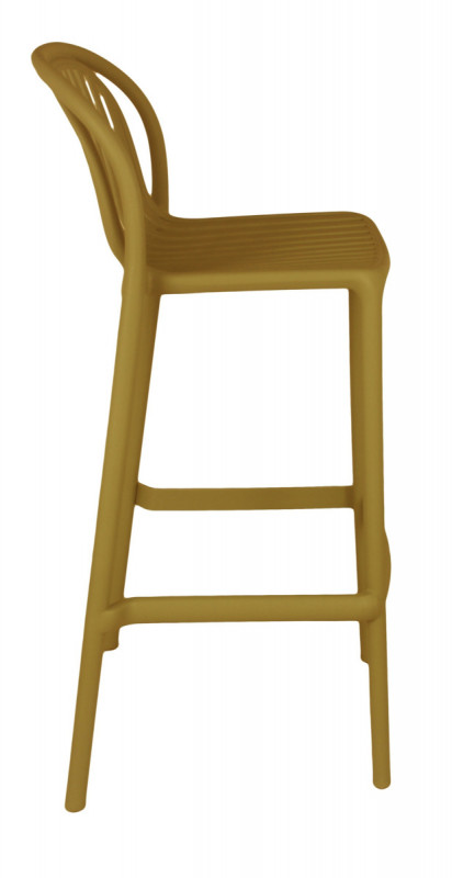 Tabouret de bar de terrasse jaune 104x52x49 cm Oman Flexmob