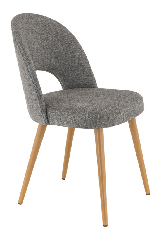 Assise de chaise gris foncé 43x49 cm Ginette Flexmob