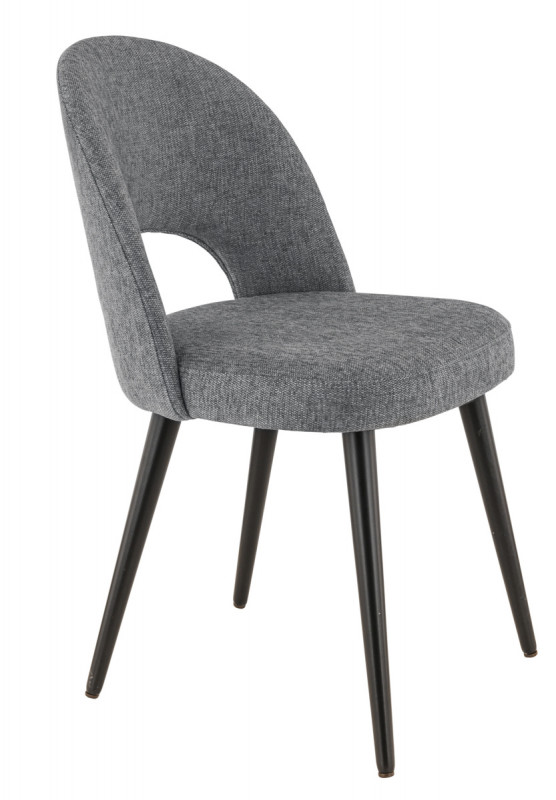 Assise de chaise gris foncé 43x49 cm Ginette Flexmob