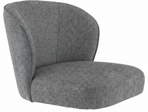 Assise de fauteuil gris foncé 52x70x72 cm Eugenie Flexmob